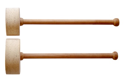Filzschlegel f�r grosse Klangschalen - Copyright STEINKLANG